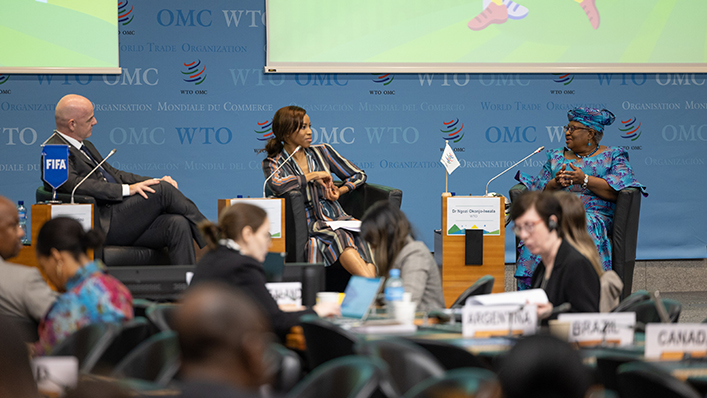 WTO, FIFA event highlights role of football as a tool for trade and women&rsquo;s empowerment